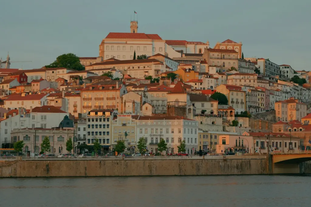 Coimbra and its university on the hill above the Mondego